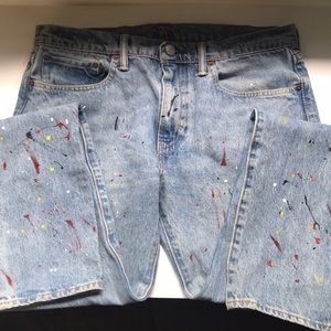 Paint splattered Levi’s